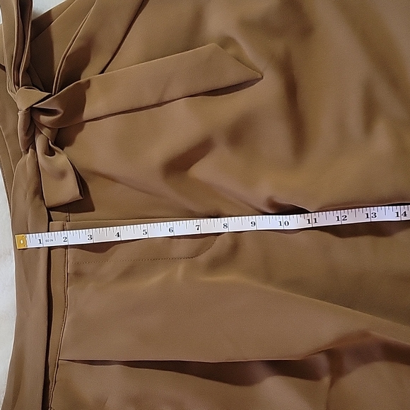 TAN COLOR HIGH WAISTED DRESS PANTS - Picture 10 of 14